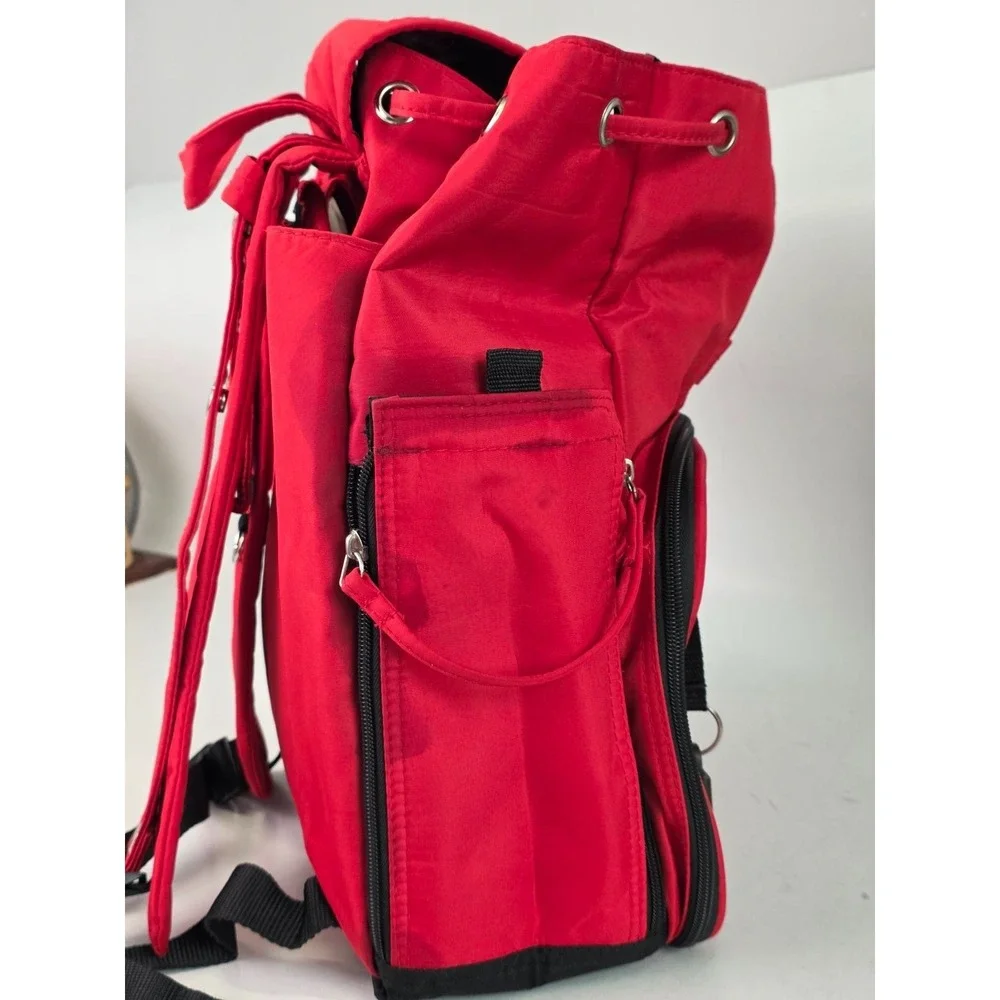 North Carolina State Picnic Backpack Red Bag‎